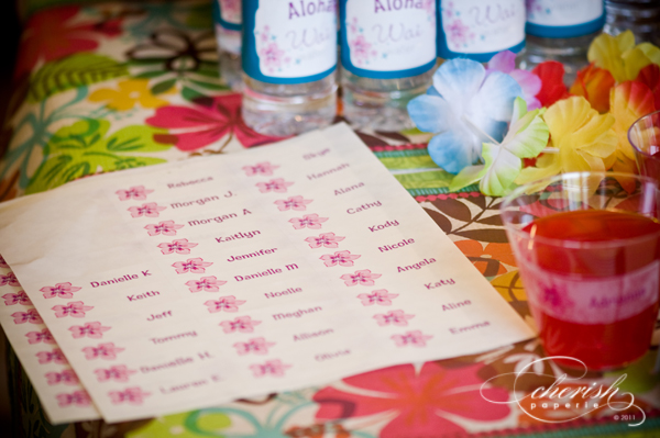 personalized party labels