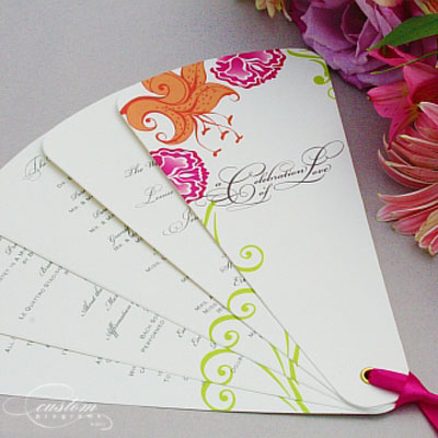 booklet wedding program