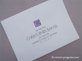 Exquistie Addressing, Monogram