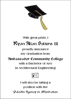 graduation invitations