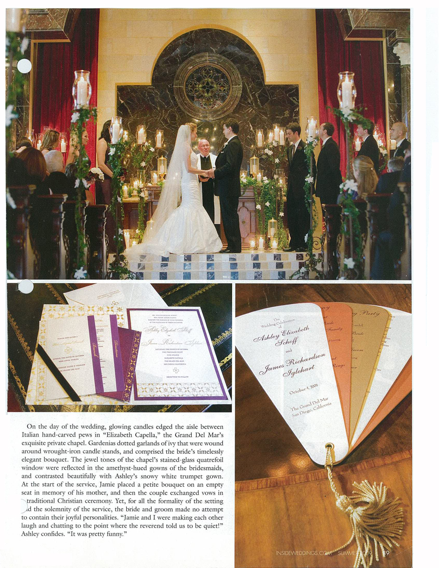 inside weddings:summer 2009
