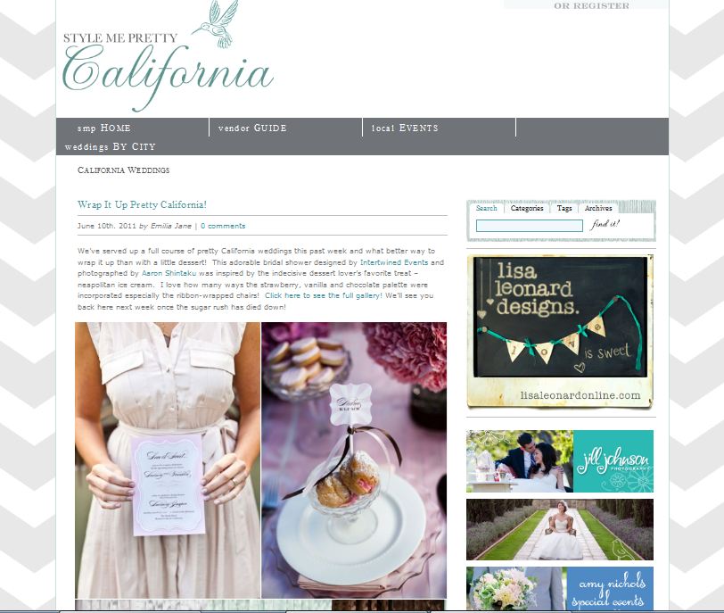 cherish paperie on style me pretty