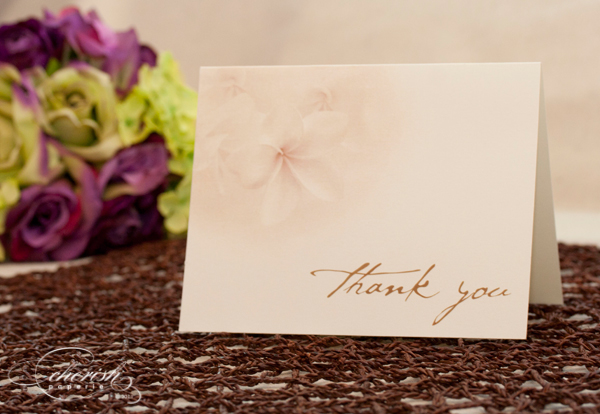 Thank you, Notecards, Monogram