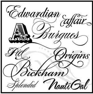Aceent and Header Script Fonts