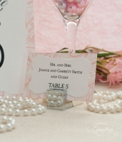 Pink Paisley PlacecardPicture